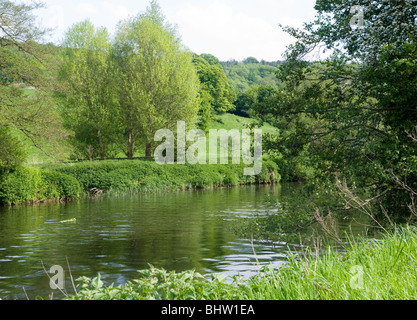 Bellissimo paesaggio rurale che circonda il grazioso villaggio di Claverton, Near Bath Avon Regno Unito Foto Stock