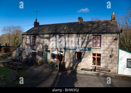 Lamorna Wink; public house; Cornovaglia Foto Stock