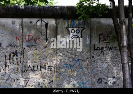 Il Museo del Muro di Berlino. Das Mauer. Berlino Germania Foto Stock