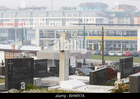 Cimitero di Sarajevo, Bosnia ed Erzegovina Foto Stock