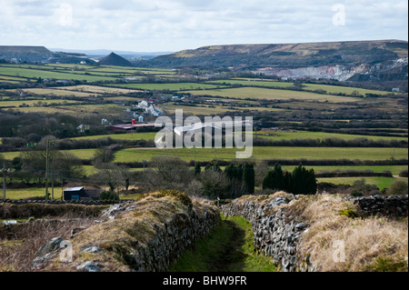 Intorno a St Dennis, Cornwall Foto Stock