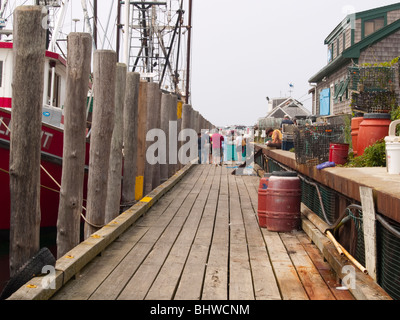 L'area del porto di Menemsha di Martha's Vineyard, Massachusetts, STATI UNITI D'AMERICA Foto Stock