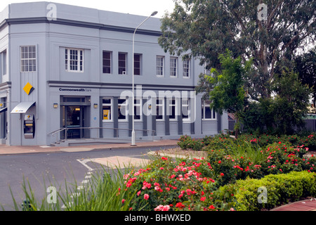 Commonwealth Bank of Australia edificio di Forbes, NSW, Australia Foto Stock