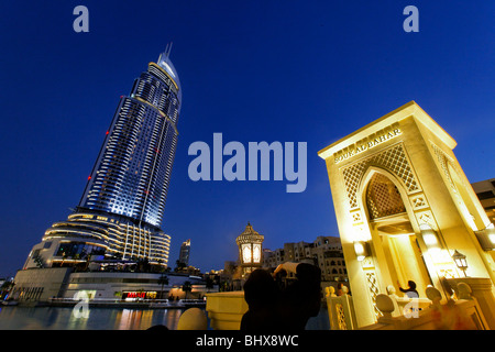 L'indirizzo Hotel 5 Stelle vicino a Burj Khalifa nad Dubai Mall, Foto Stock