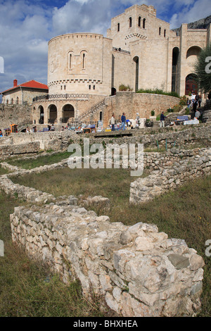 Skanderbeg Museo Nazionale presso il vecchio castello, Kruja, Albania Foto Stock