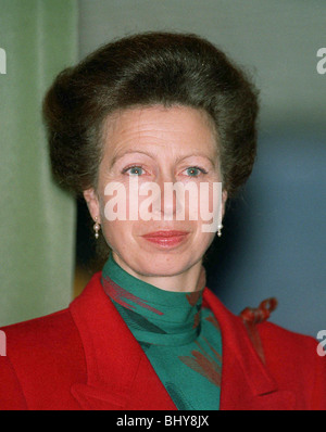 PRINCESS ANNE PRINCESS ROYAL 25 Novembre 1992 Foto Stock