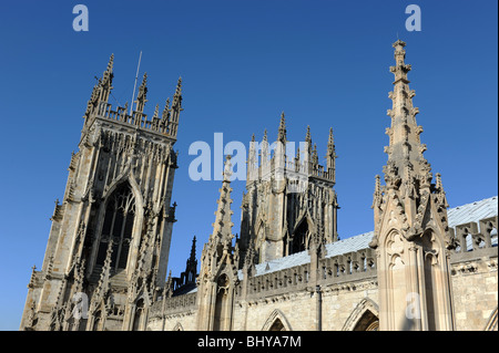 York Minster città di York nel North Yorkshire England Regno Unito Foto Stock