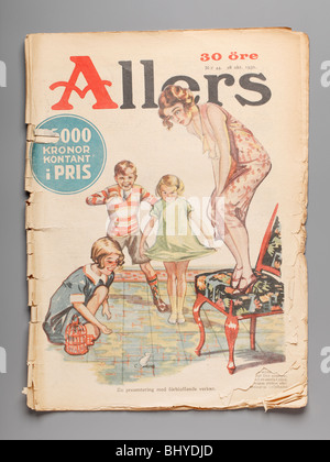 Swedish Allers magazine dal 1930s. Foto Stock