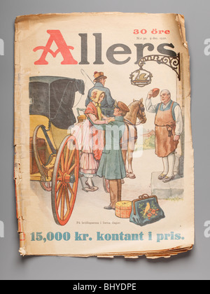 Swedish Allers magazine dal 1930s. Foto Stock