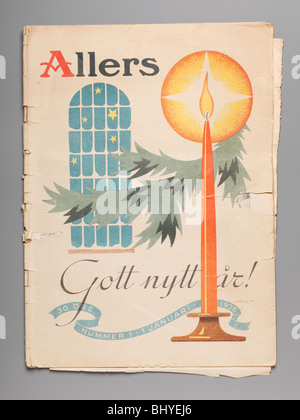 Swedish Allers magazine dal 1930s. Foto Stock