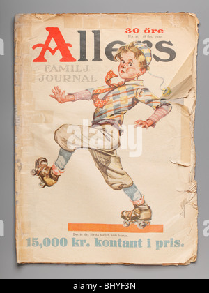 Swedish Allers magazine dal 1930s. Foto Stock