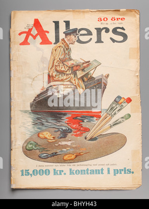 Swedish Allers magazine dal 1930s. Foto Stock