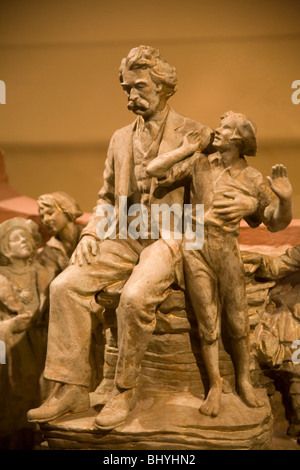 Mark Twain Interpretive Center di Annibale, Missouri Foto Stock