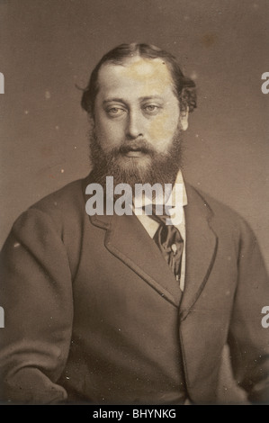 Edward, Principe di Galles, 1880. Artista: sconosciuto Foto Stock