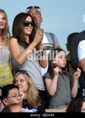 KATE BECKINSALE LILY MO SHEEN LOS ANGELES GALAXY V AC MILAN CARSON LOS ANGELES CA USA 19 Luglio 2009 Foto Stock