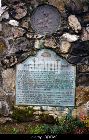 PLACERVILLE Pony Express Station & Terminus- Gold Rush town e capolinea occidentale della strada Placerville-Carson al Comstock Foto Stock