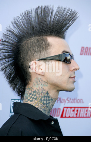 TRAVIS BARKER il batterista "blink-182' SMASHBOX Studios di Culver City LOS ANGELES USA 10/12/2005 Foto Stock