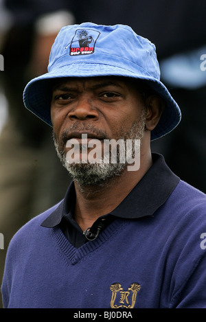 SAMUEL L. Jackson attore RANCHO PALOS VERDE CALIFORNIA USA 07/05/2006 Foto Stock