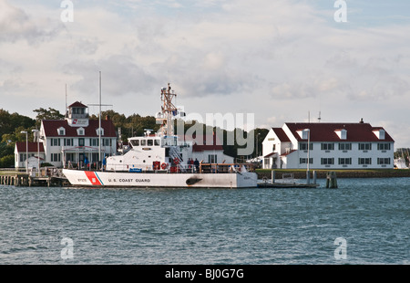 New York Long Island della Guardia Costiera degli Stati Uniti Montauck stazione Foto Stock