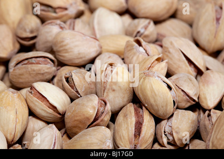 Sfondo di salato Pistacchi Noci Foto Stock