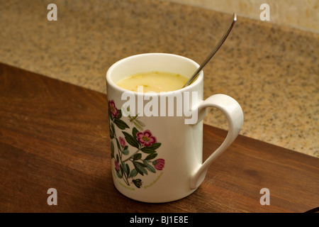 Tazza di minestra calda Foto Stock