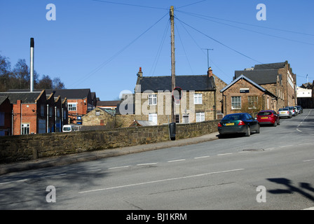 John Smedley Ltd società maglieria Lea mulini Derbyshire. Foto Stock