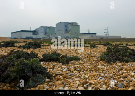 Dungeness Centrale Nucleare, Dungeness, Kent, Regno Unito Foto Stock