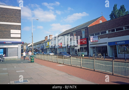 Cradley Heath High Street, Black Country, West Midlands, Inghilterra Foto Stock