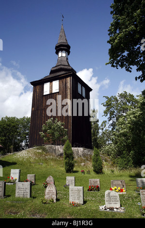 Campanile, Trosa Stads Kyrka / Trosa Chiesa, Trosa, Södermanland, Svezia Foto Stock