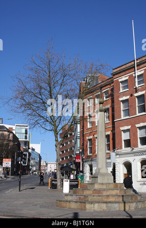 Croce nei giorni feriali, il Lace Market, Nottingham, Engalnd, U.K. Foto Stock