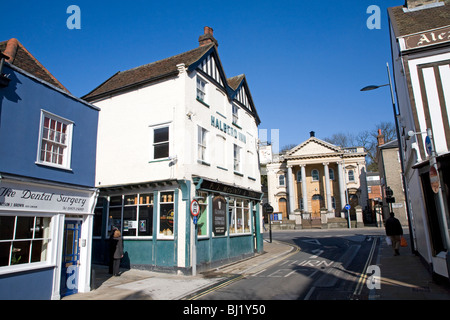 Public House negozi Bethesda battista chiesa cristiana Northgate Street Ipswich Suffolk in Inghilterra Foto Stock