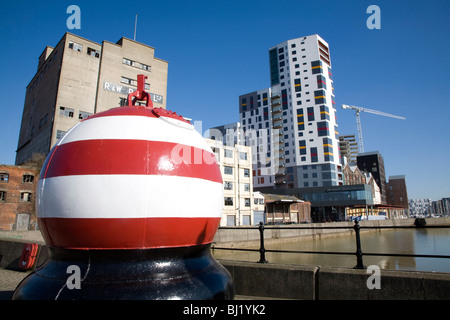 Waterfront progetto sviluppo Ipswich Darsena Suffolk in Inghilterra Foto Stock