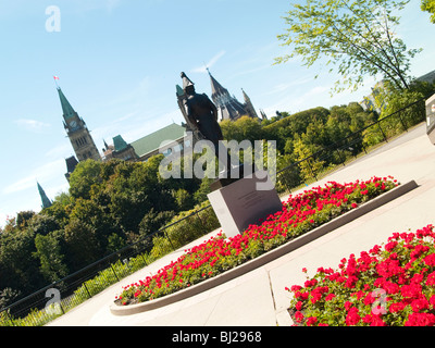 Una statua di Giovanni da nelle Majors Hill Park, Ottawa, Ontario Canada Foto Stock