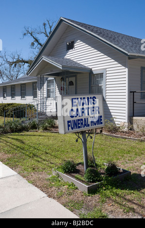 Evans Carter funerali a casa alta Springs Florida Foto Stock