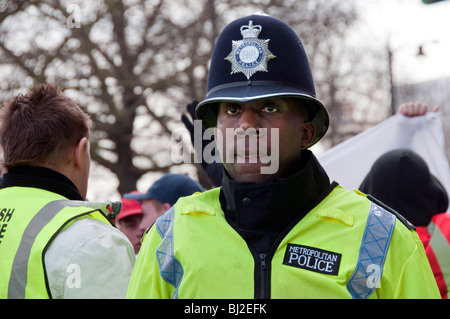 EDF (Inglese difesa League) marzo a Londra nel supporto del Dutch Islamophobic politico Geert Wilders. Foto Stock