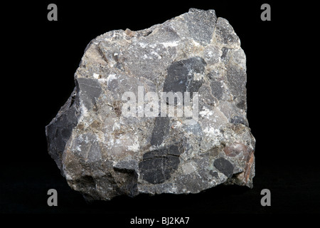 Conglomerato. Roccia sedimentaria campione Foto stock - Alamy