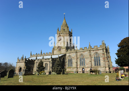 San Bartolomeo del Chiesa Tong nello Shropshire England Regno Unito Foto Stock