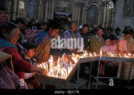 Il Perù festa dell Immacolata Concezione a Juli, 8 dicembre 2009. foto (C) Sean Sprague 2009 Foto Stock