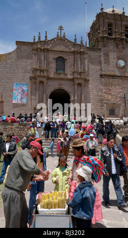 Il Perù festa dell Immacolata Concezione a Juli, 8 dicembre 2009. foto (C) Sean Sprague 2009 Foto Stock