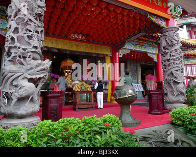 TAIWAN Chihnan tempio, Wenshan quartiere vicino a Taipei. Fotografia di SEAN SPRAGUE Foto Stock