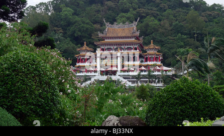 TAIWAN Chihnan tempio, Wenshan quartiere vicino a Taipei. Fotografia di SEAN SPRAGUE Foto Stock