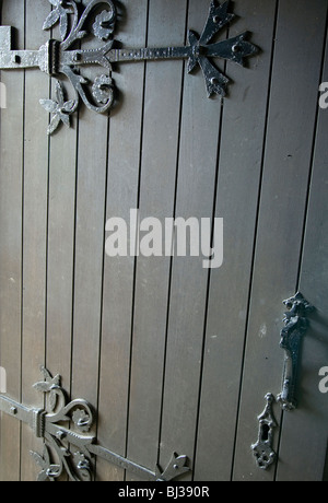 Porta di gli ospizi di carità nel centro di Stamford Lincs Foto Stock