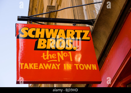 Shwarz fratelli hamburger Walcot st Bath Somerset England Regno Unito Foto Stock