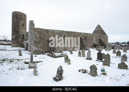 Abbazia Drumlane, nella contea di Cavan, Irlanda Foto Stock