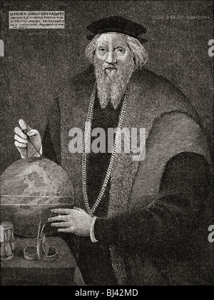 Sebastian Cabot, c. 1474 a c. 1557. Italian explorer. Foto Stock