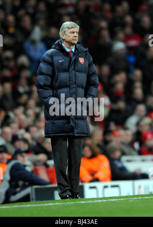 Arsenal Manager Arsene Wenger - Arsenal V Porto, la UEFA Champions League primo round knockout - seconda gamba Foto Stock