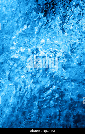 Blu ghiaccio astratta sfondo Foto Stock