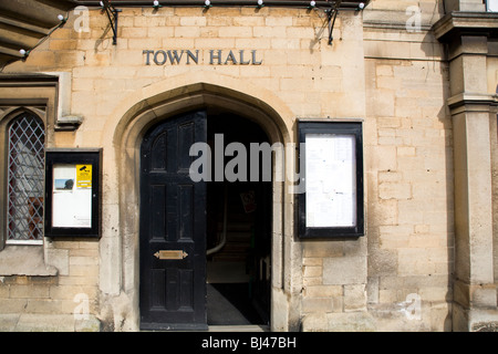 Town Hall nel Mercato deeping, ad Lincs Foto Stock