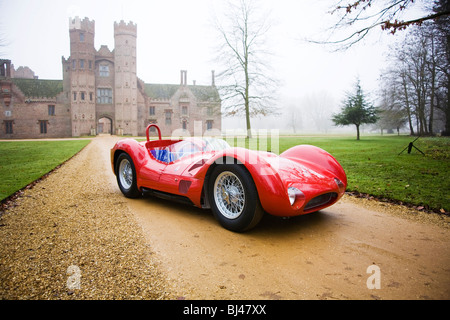 Maserati birdcage auto sportiva - Le mans auto da anni sessanta Foto Stock