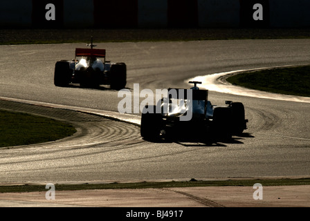 Funzione, Formula 1 sessioni di prove sul Circuito de Catalunya vicino a Barcellona, Spagna, 25.-28,2.2010. Foto Stock